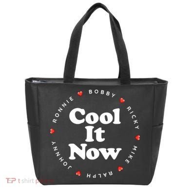 Cool It Now Ronnie Bobby Ricky Mike Ralph And Johnny Tote Bag