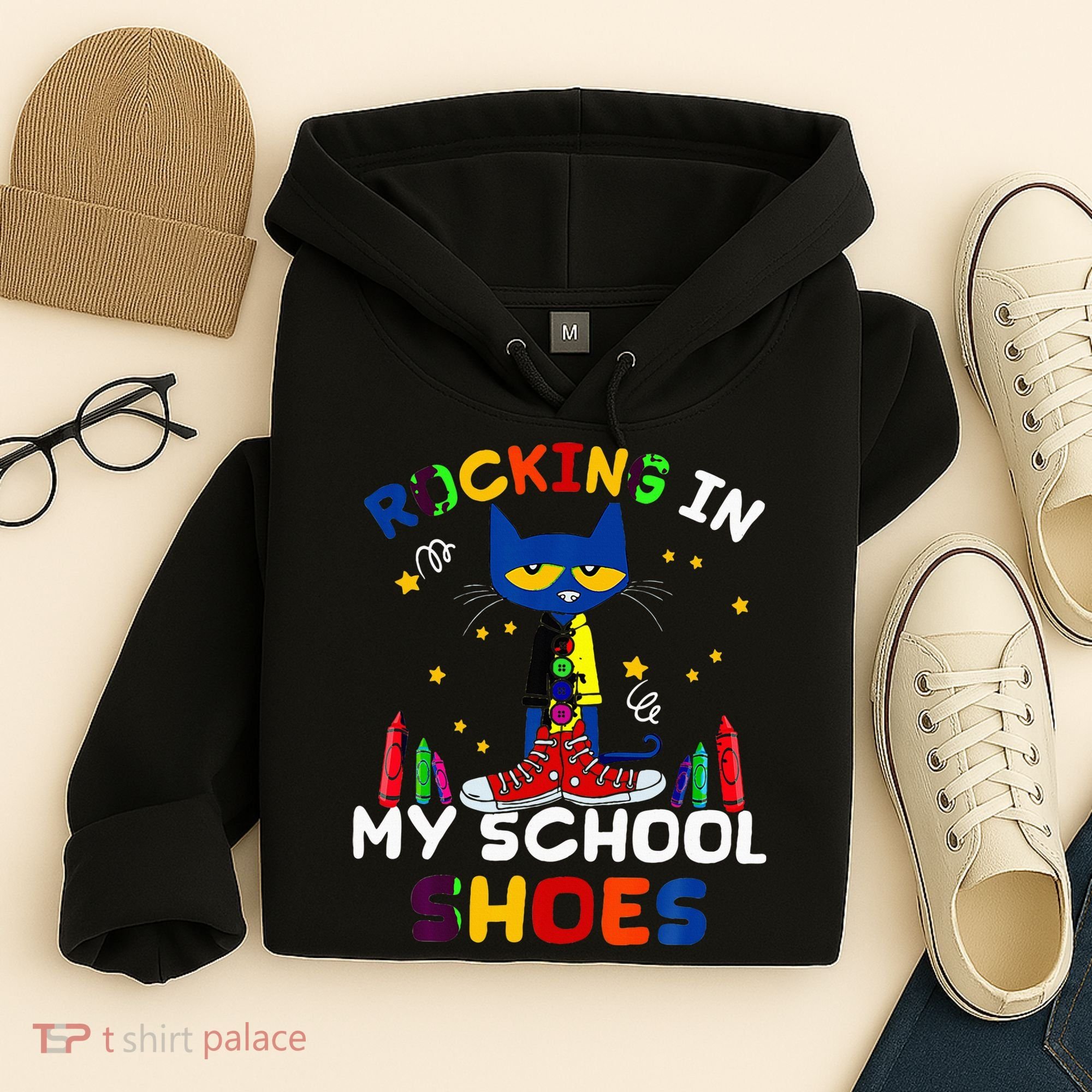 Catrocking I N My School Shoes Hoodie