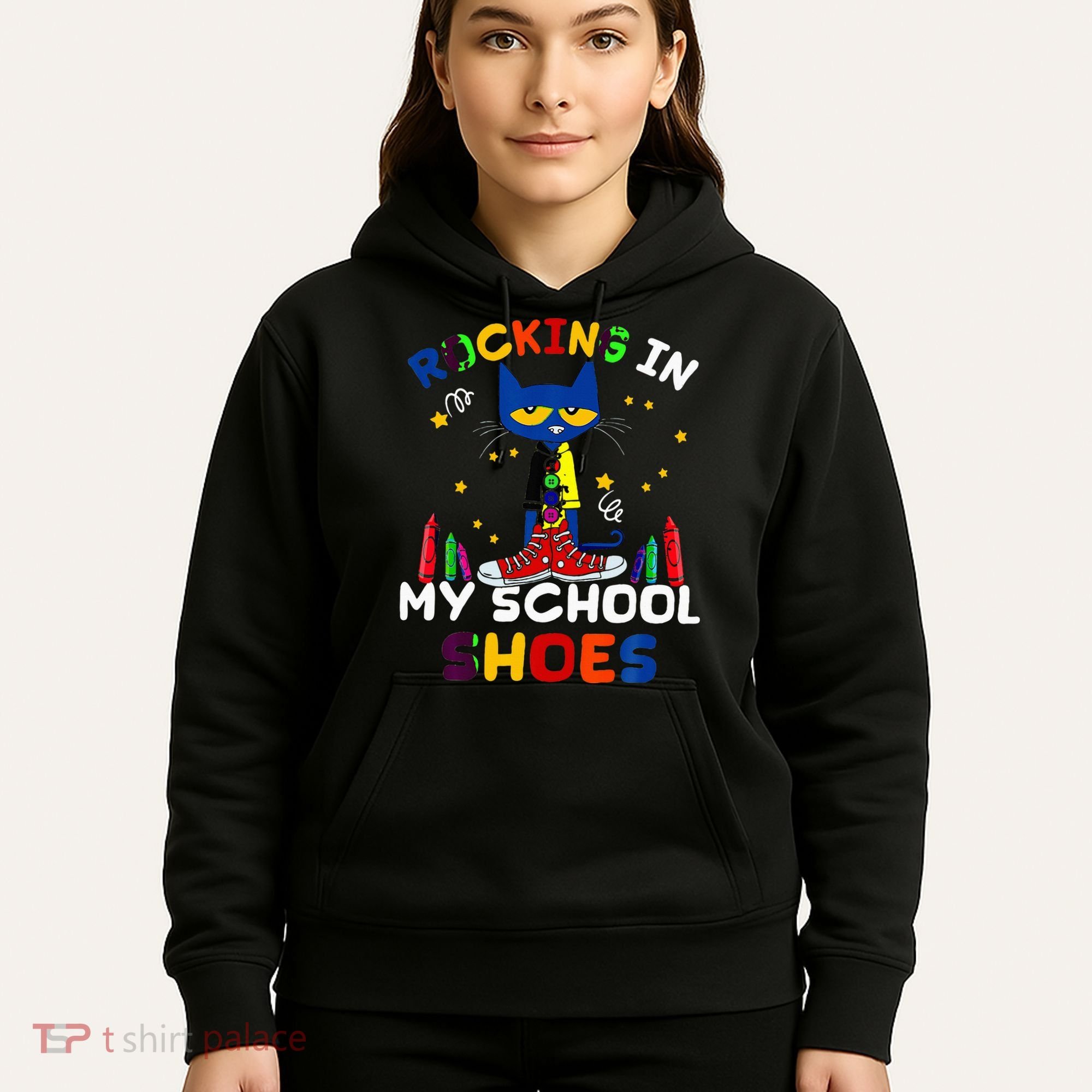 Catrocking I N My School Shoes Hoodie