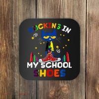 Catrocking I N My School Shoes Coaster thumb 0