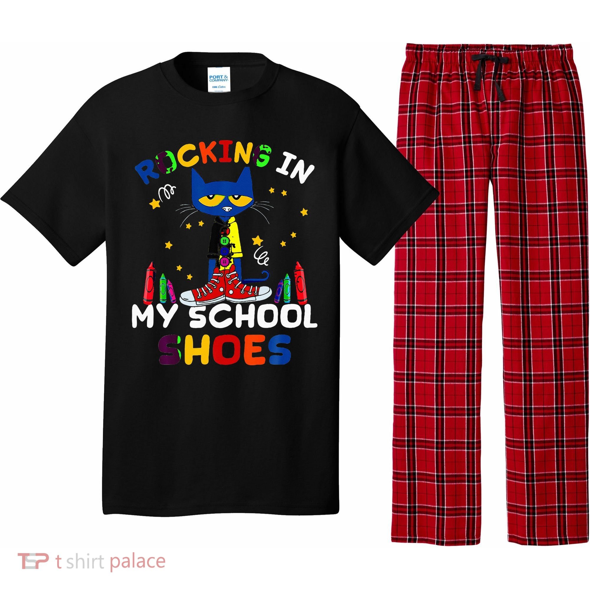 Catrocking I N My School Shoes Pajama Set