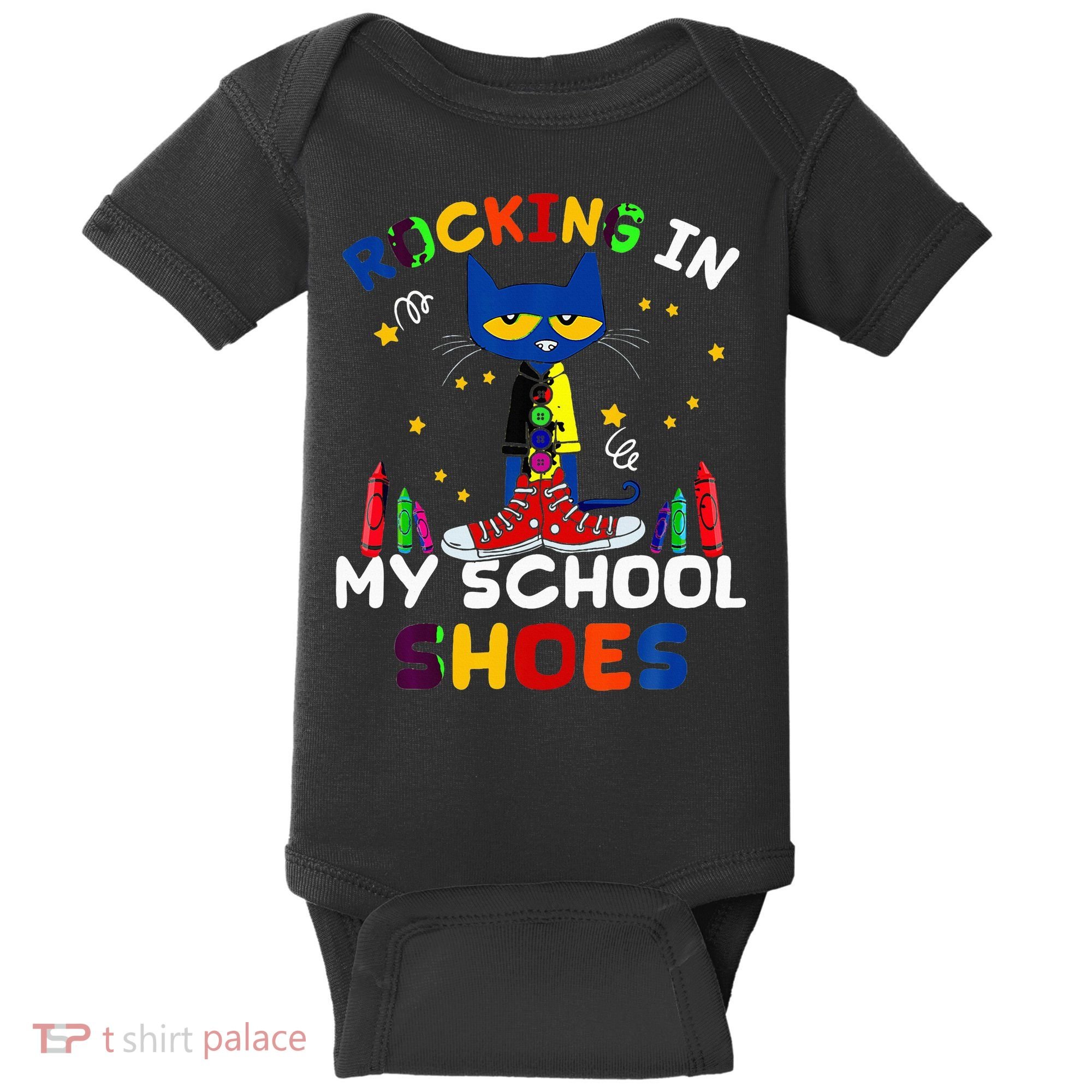 Catrocking I N My School Shoes Baby Bodysuit
