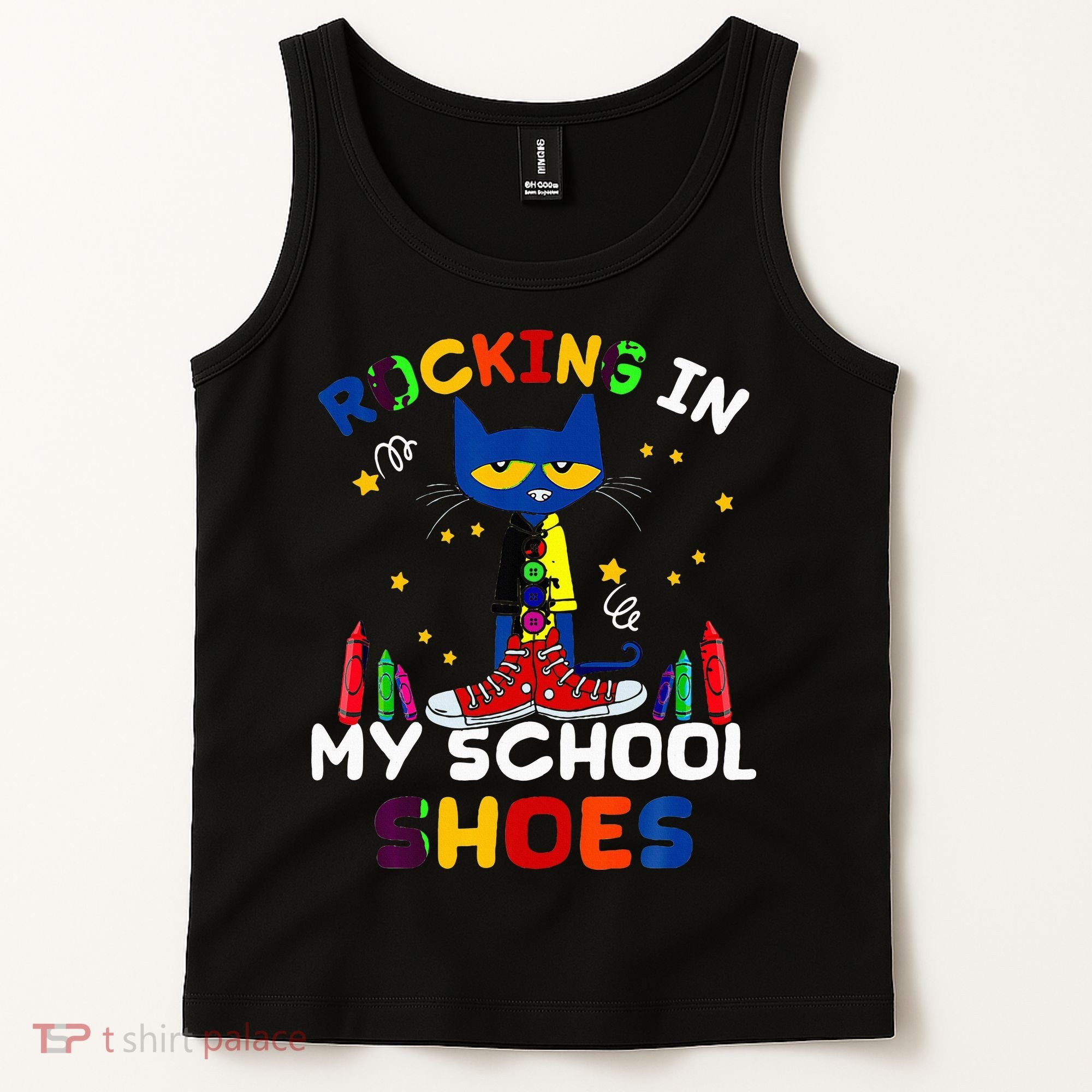 Catrocking I N My School Shoes Tank Top