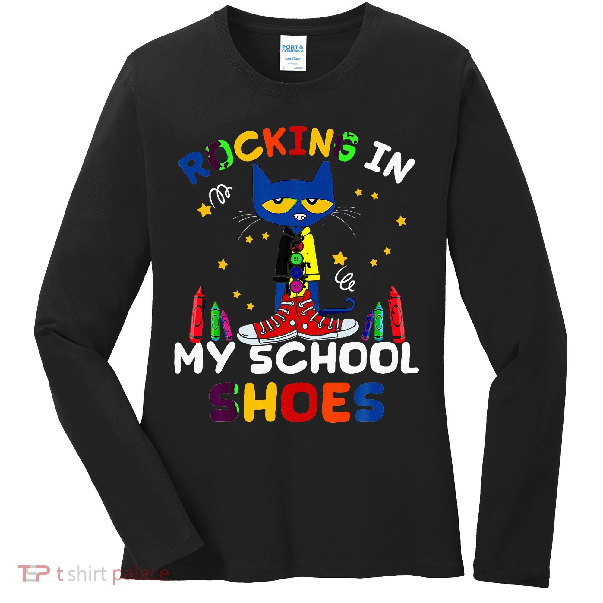 Catrocking I N My School Shoes Women's Long Sleeve Shirt