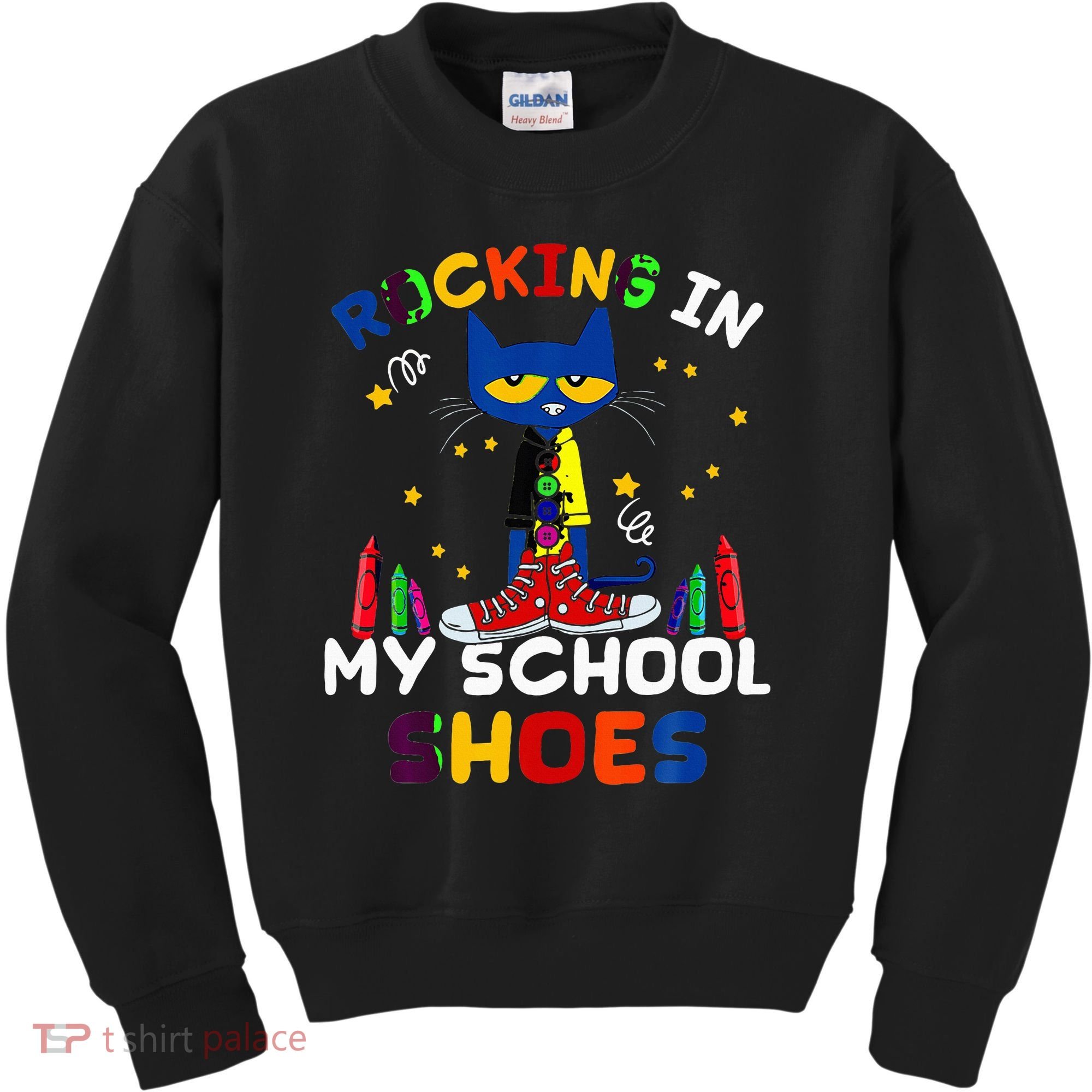 Catrocking I N My School Shoes Kids Sweatshirt