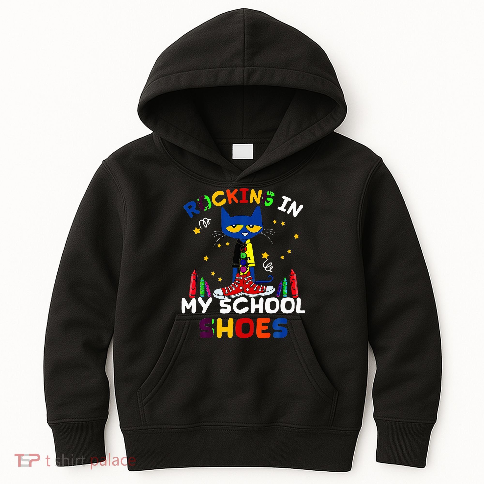 Catrocking I N My School Shoes Kids Hoodie
