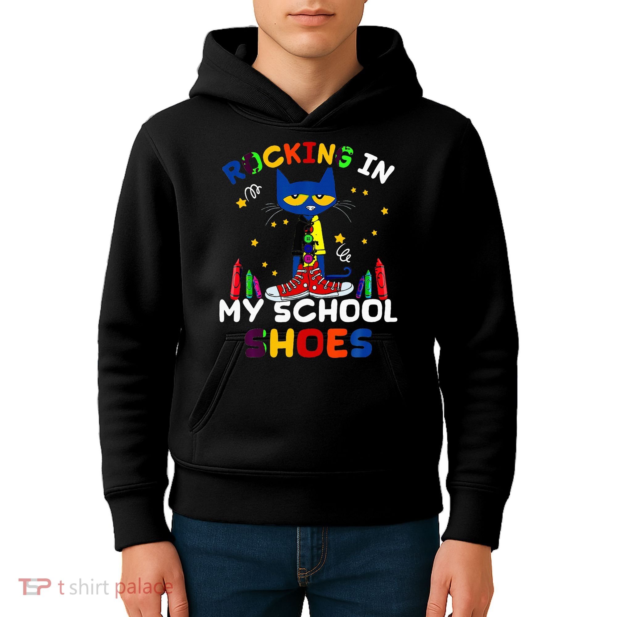 Catrocking I N My School Shoes Kids Hoodie