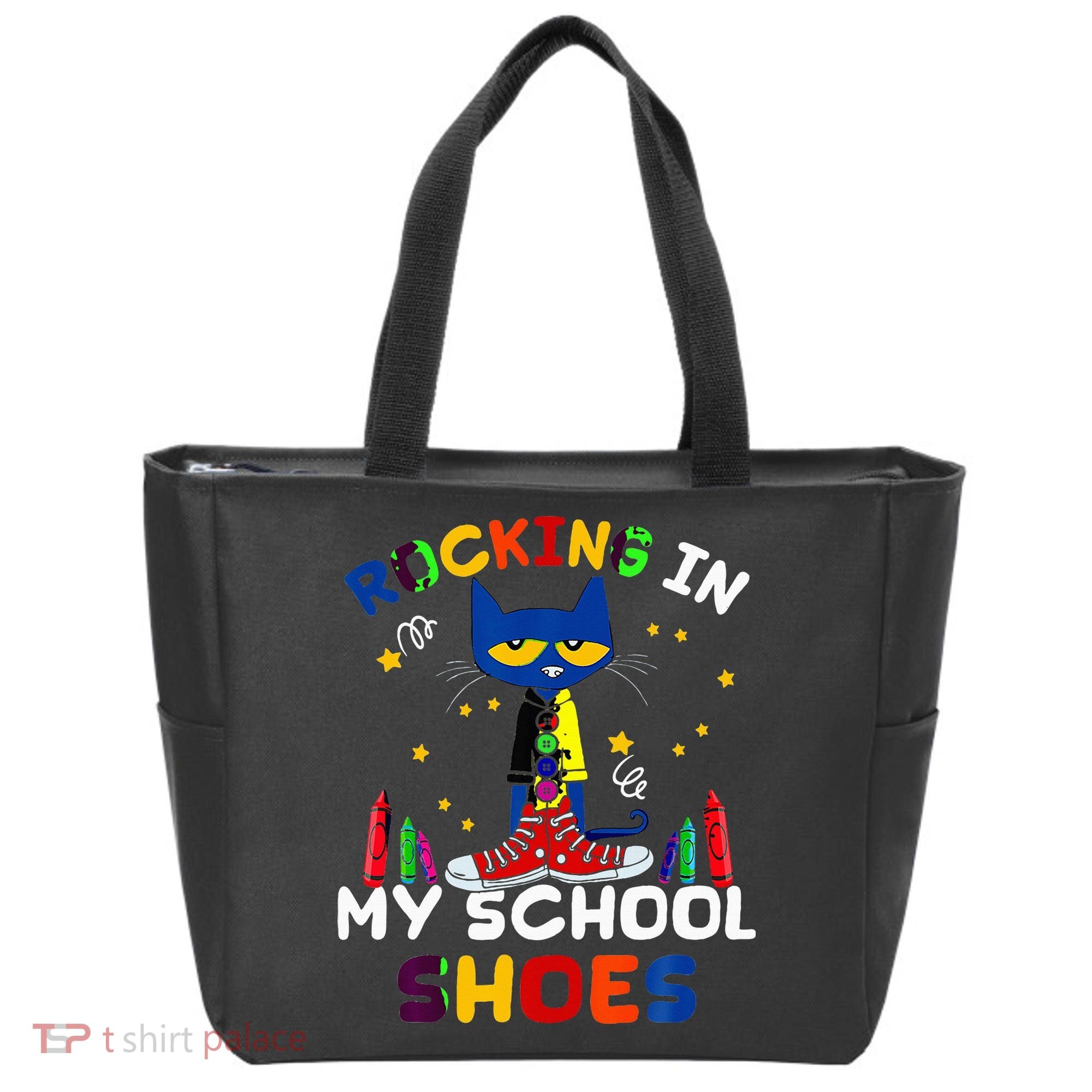 Catrocking I N My School Shoes Tote Bag