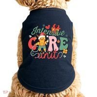 Christmas Icu Nurse Hospital Gingerbread Intensive Care Unit Doggie Tank thumb 0