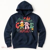 Christmas Icu Nurse Hospital Gingerbread Intensive Care Unit Hoodie thumb 0