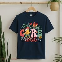 Christmas Icu Nurse Hospital Gingerbread Intensive Care Unit T-Shirt thumb 2