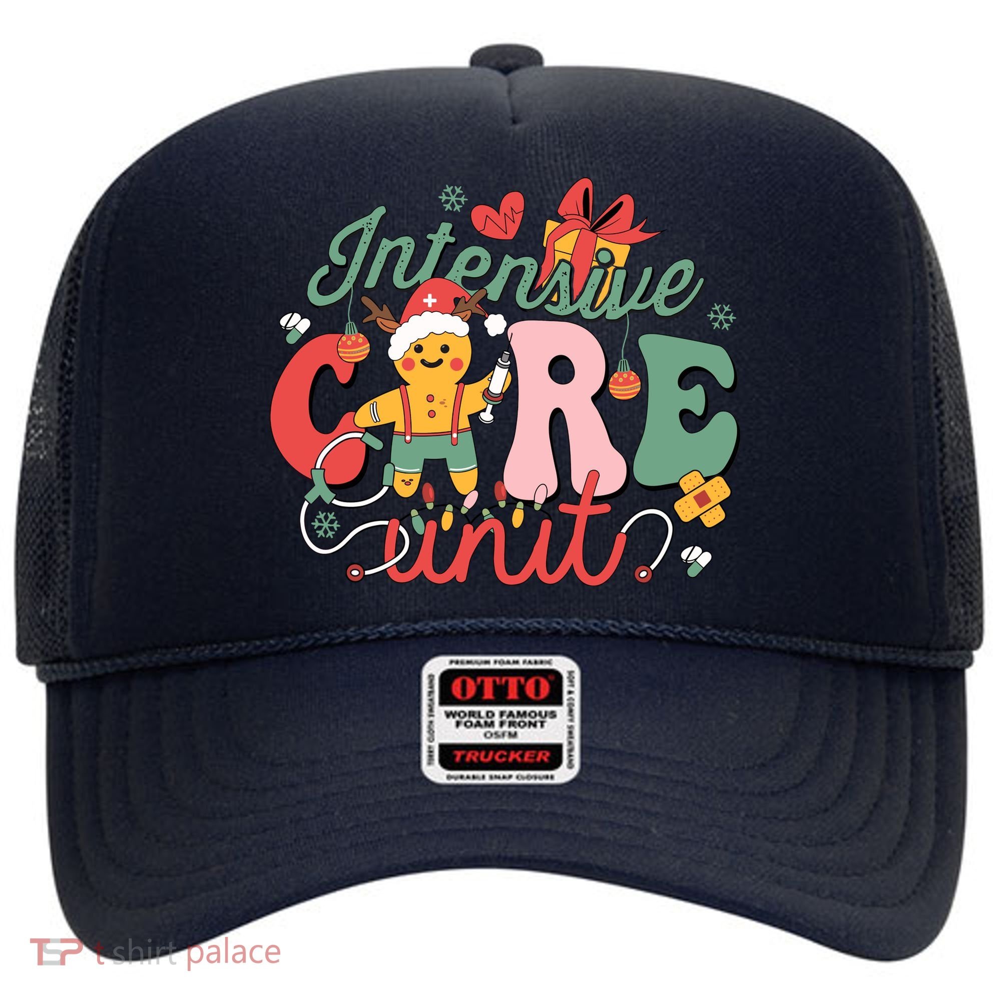 Christmas Icu Nurse Hospital Gingerbread Intensive Care Unit Hat