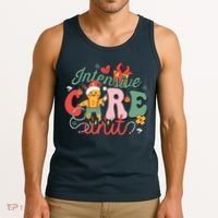 Christmas Icu Nurse Hospital Gingerbread Intensive Care Unit Tank Top thumb 3