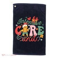 Christmas Icu Nurse Hospital Gingerbread Intensive Care Unit Golf Towel thumb 0
