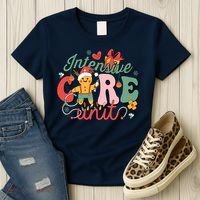 Christmas Icu Nurse Hospital Gingerbread Intensive Care Unit Women's T-Shirt thumb 3