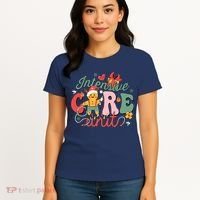 Christmas Icu Nurse Hospital Gingerbread Intensive Care Unit Women's T-Shirt thumb 4