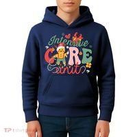 Christmas Icu Nurse Hospital Gingerbread Intensive Care Unit Kids Hoodie thumb 4