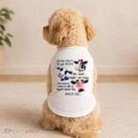 Cow IM Not Crazy IM Just Special Maybe IM Crazy Doggie Tank thumb 2