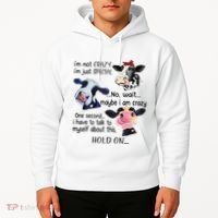 Cow IM Not Crazy IM Just Special Maybe IM Crazy Hoodie thumb 2