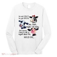 Cow IM Not Crazy IM Just Special Maybe IM Crazy Long Sleeve Shirt thumb 0