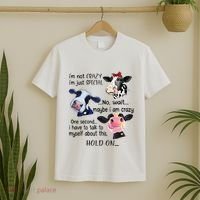 Cow IM Not Crazy IM Just Special Maybe IM Crazy T-Shirt thumb 2
