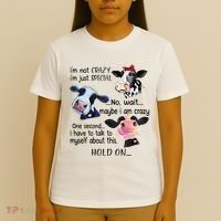 Cow IM Not Crazy IM Just Special Maybe IM Crazy T-Shirt thumb 4