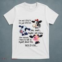 Cow IM Not Crazy IM Just Special Maybe IM Crazy T-Shirt thumb 5