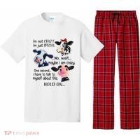 Cow IM Not Crazy IM Just Special Maybe IM Crazy Pajama Set thumb 0