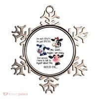 Cow IM Not Crazy IM Just Special Maybe IM Crazy Ornament thumb 0