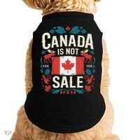 Canada Is Not For Sale Doggie Tank thumb 0