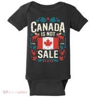 Canada Is Not For Sale Baby Bodysuit thumb 0