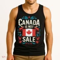 Canada Is Not For Sale Tank Top thumb 3