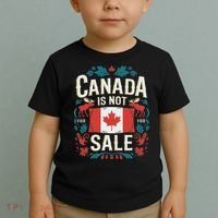 Canada Is Not For Sale Toddler T-Shirt thumb 2