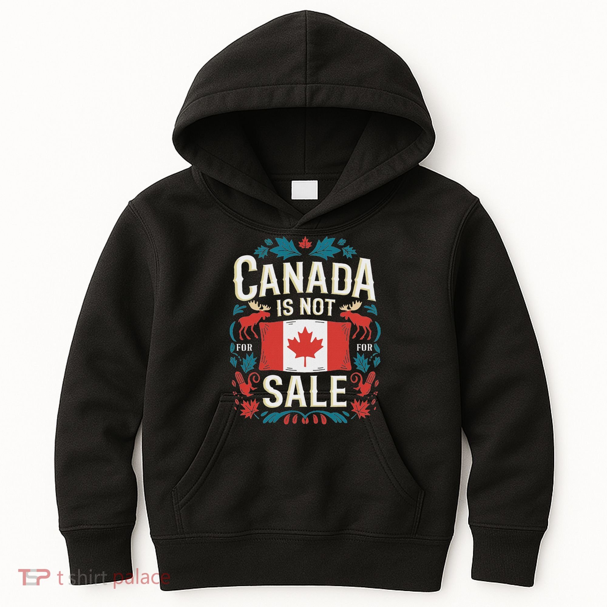 Canada Is Not For Sale Kids Hoodie