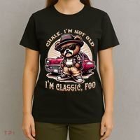 Chale Im Not Old Im Classic F.O.O Funny Cholo Chicano Lowrider T-Shirt thumb 4