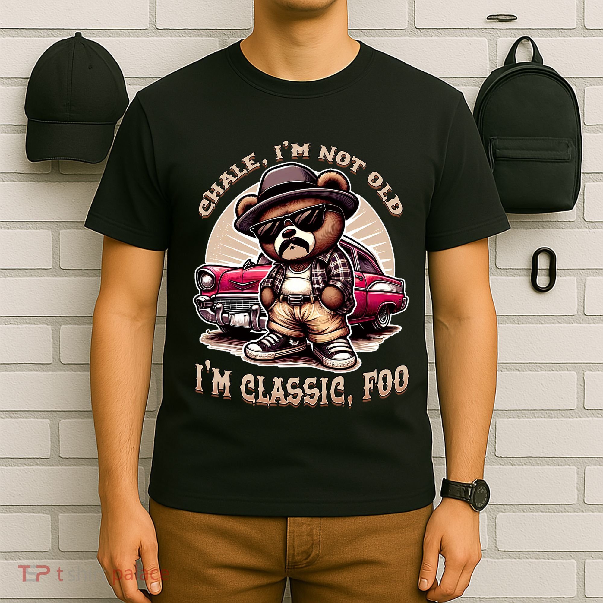 Chale Im Not Old Im Classic F.O.O Funny Cholo Chicano Lowrider T-Shirt