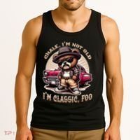 Chale Im Not Old Im Classic F.O.O Funny Cholo Chicano Lowrider Tank Top thumb 3
