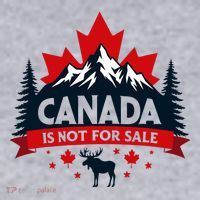 Canada Is Not For Sale Est. 1867 Proud Canadian Women's Sweatshirt thumb 2