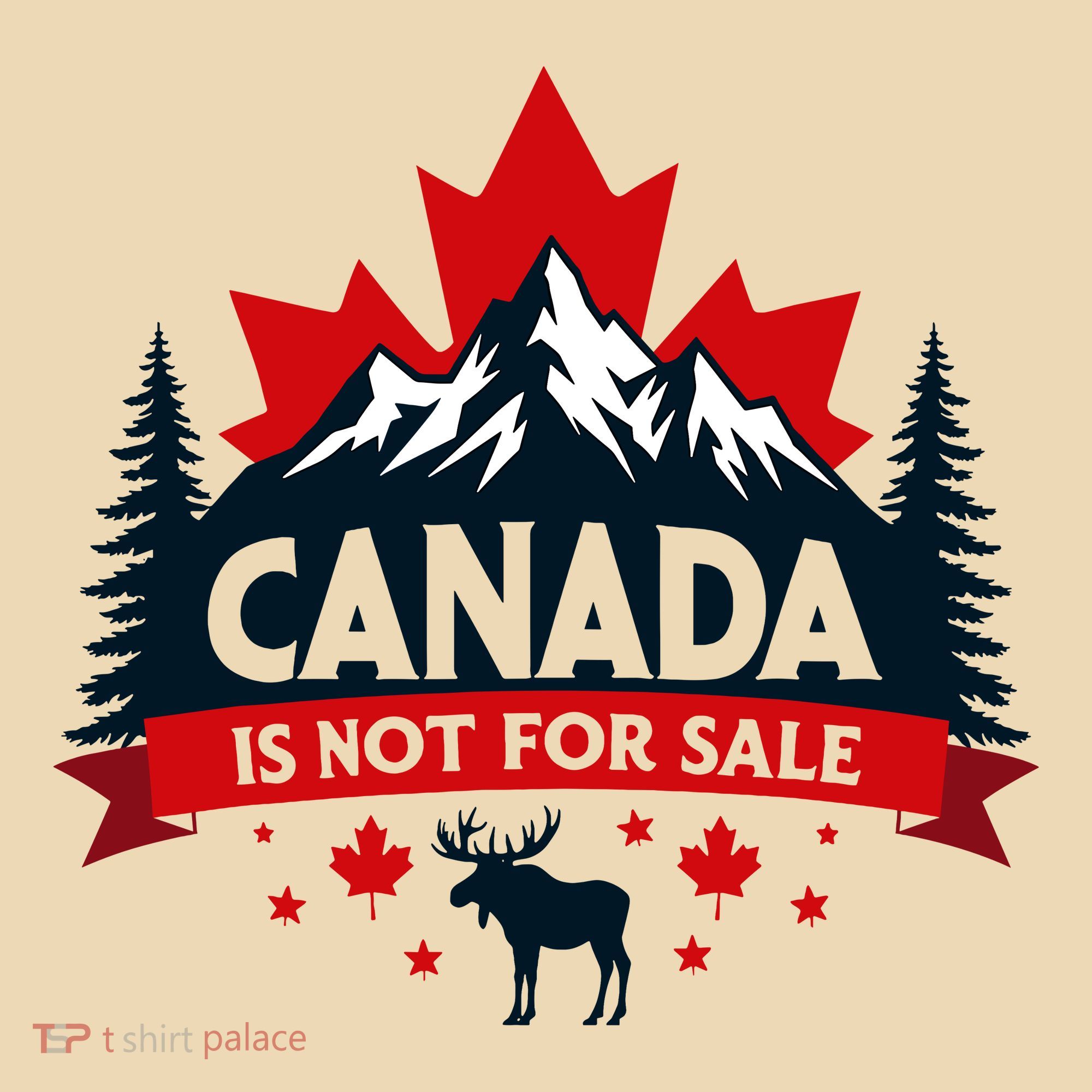 Canada Is Not For Sale Est. 1867 Proud Canadian Tote Bag
