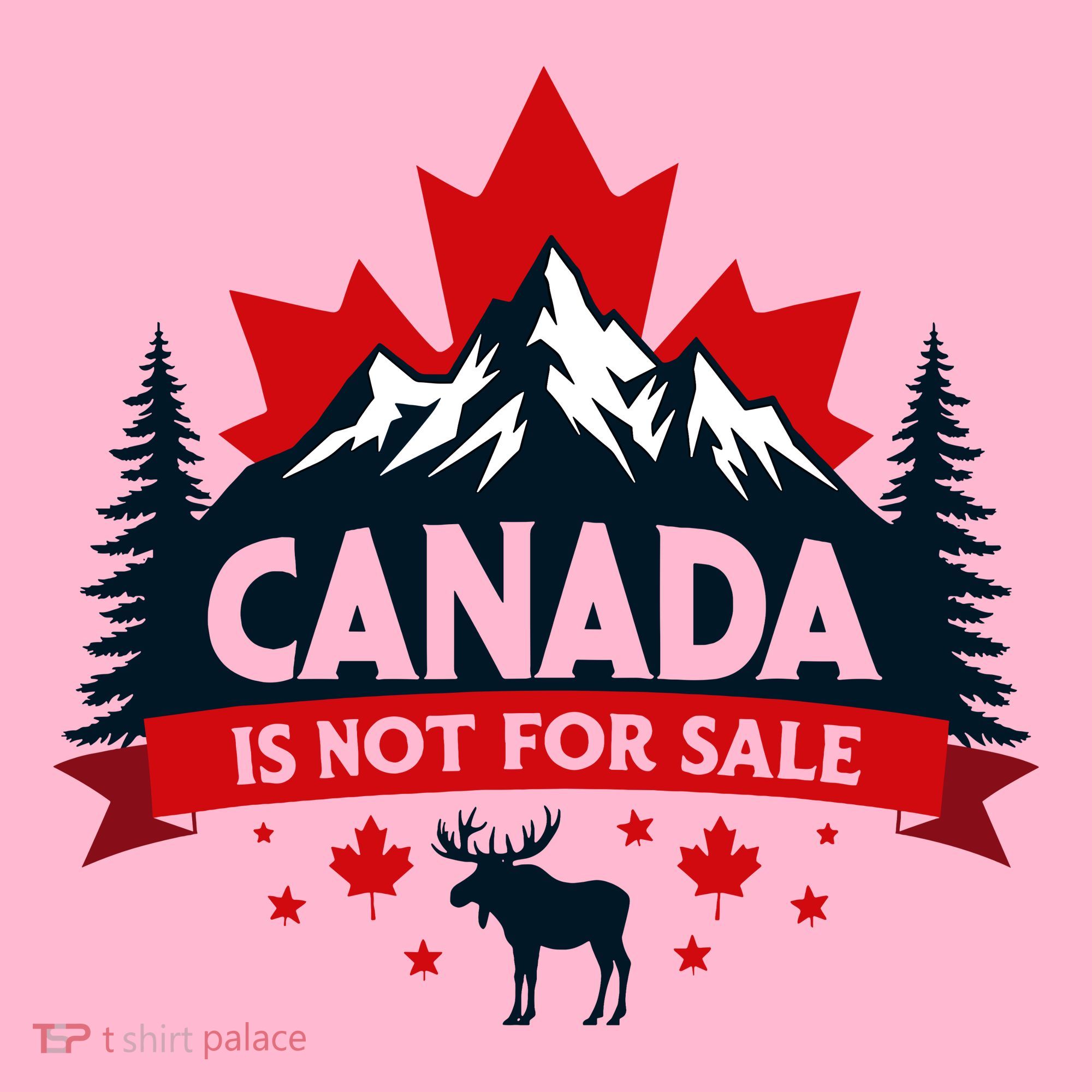 Canada Is Not For Sale Est. 1867 Proud Canadian Coaster
