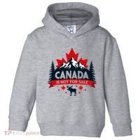 Canada Is Not For Sale Est. 1867 Proud Canadian Toddler Hoodie thumb 0