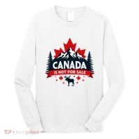 Canada Is Not For Sale Est. 1867 Proud Canadian Long Sleeve Shirt thumb 0