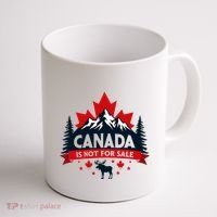 Canada Is Not For Sale Est. 1867 Proud Canadian Coffee Mug thumb 1