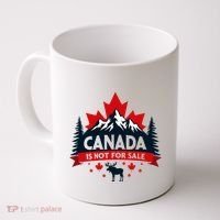 Canada Is Not For Sale Est. 1867 Proud Canadian Coffee Mug thumb 0