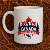 Canada Is Not For Sale Est. 1867 Proud Canadian Coffee Mug thumb 2