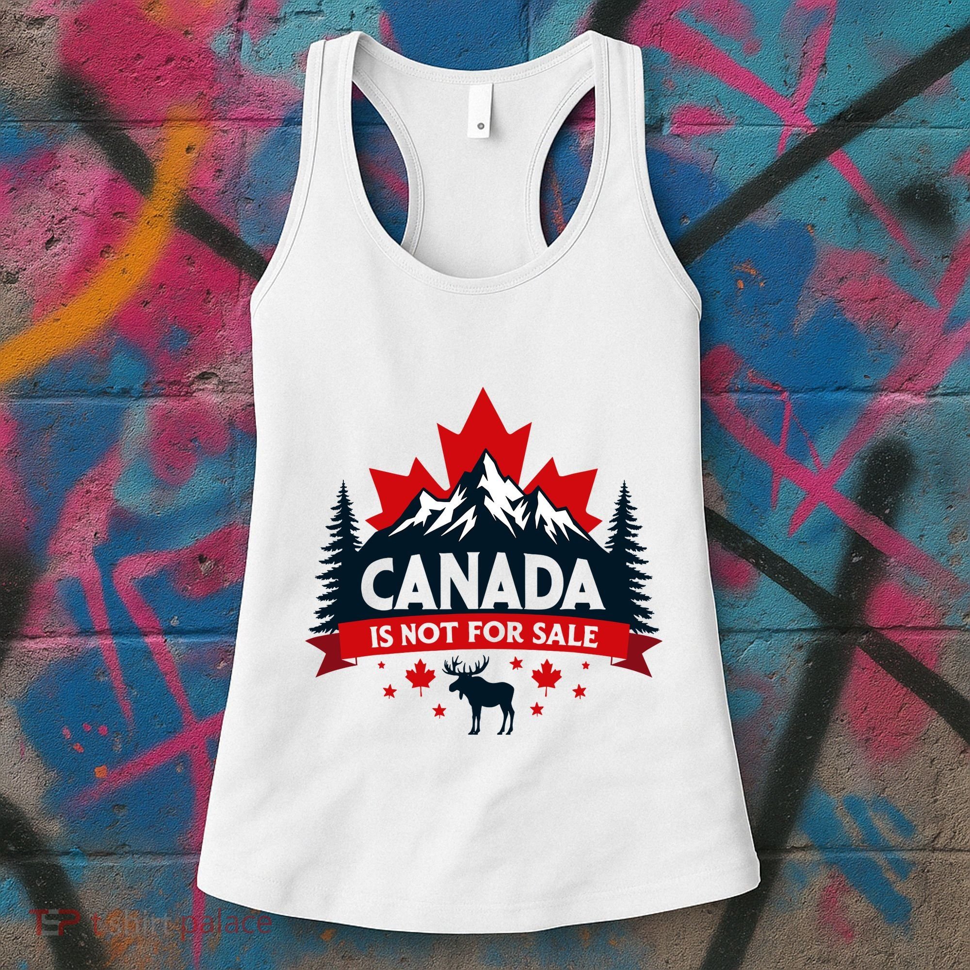 Canada Is Not For Sale Est. 1867 Proud Canadian Women's Tank Top