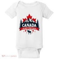 Canada Is Not For Sale Est. 1867 Proud Canadian Baby Bodysuit thumb 0