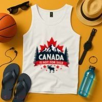 Canada Is Not For Sale Est. 1867 Proud Canadian Tank Top thumb 4