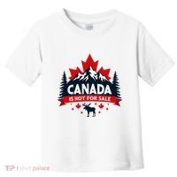 Canada Is Not For Sale Est. 1867 Proud Canadian Toddler T-Shirt thumb 0