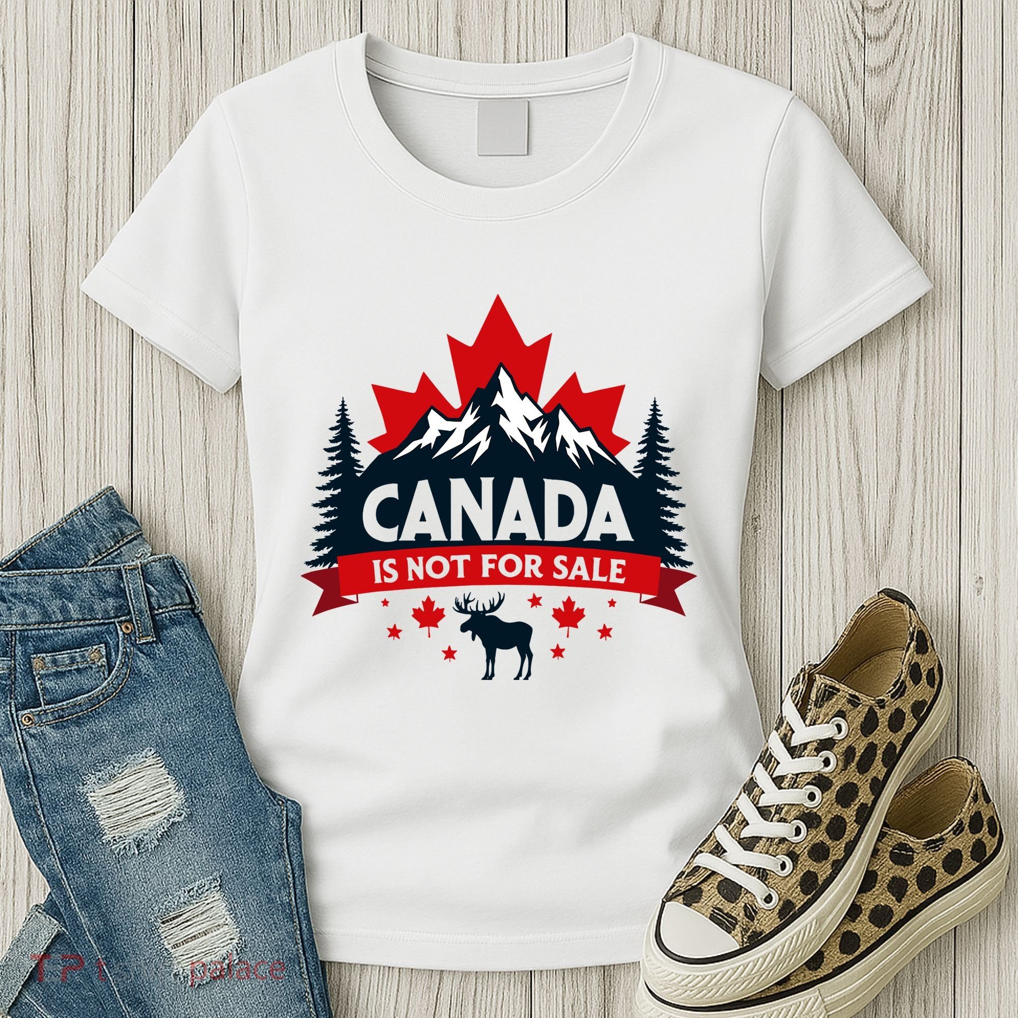 Canada Is Not For Sale Est. 1867 Proud Canadian Women's T-Shirt